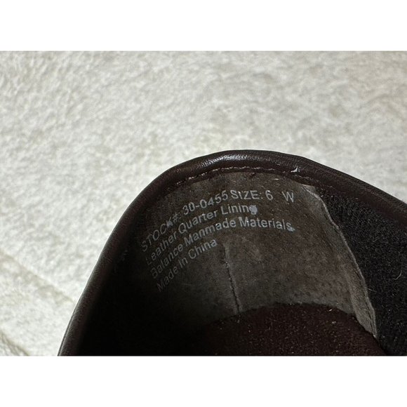 Easy Street Shoes Womens Professional Clogs 30-0455 Brown Leather Slip On Sz 6W - Picture 9 of 9